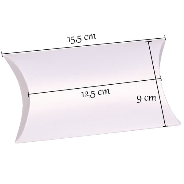 Presentask Pillow Box - 6 st - Pärlemo - 12,5 cm