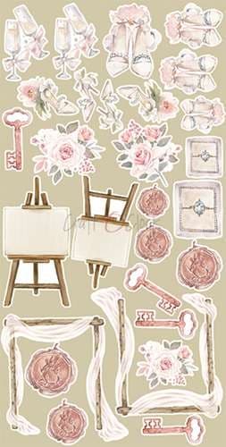 Paper Pack Craft O Clock - A Cordial Invitation - Extras Set Wedding