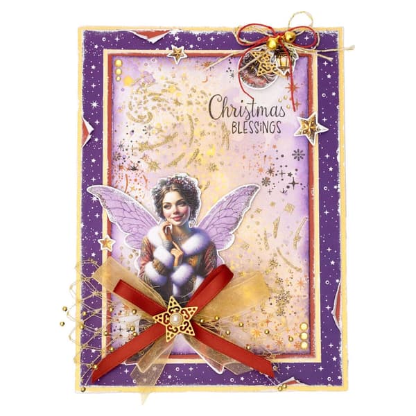 Paper Pad A5 - Fairy Christmas Pattern - Studio Light