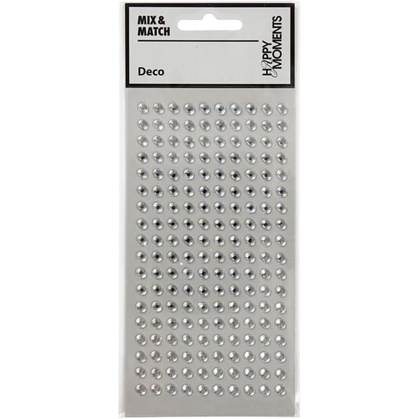 Rhinestones - dia. 5 mm - Silver - 144 st
