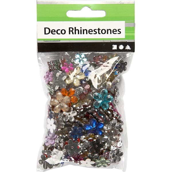 Rhinestones - 252 st Mixade Blommor