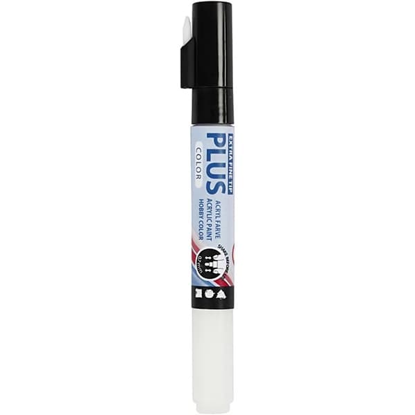 Plus Color Marker Råvit - 0,7 mm
