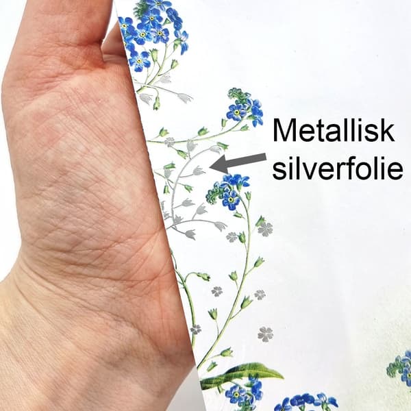 Brevpapper A4 - Myosotis Foil - Inkl Kuvert - 20 ark