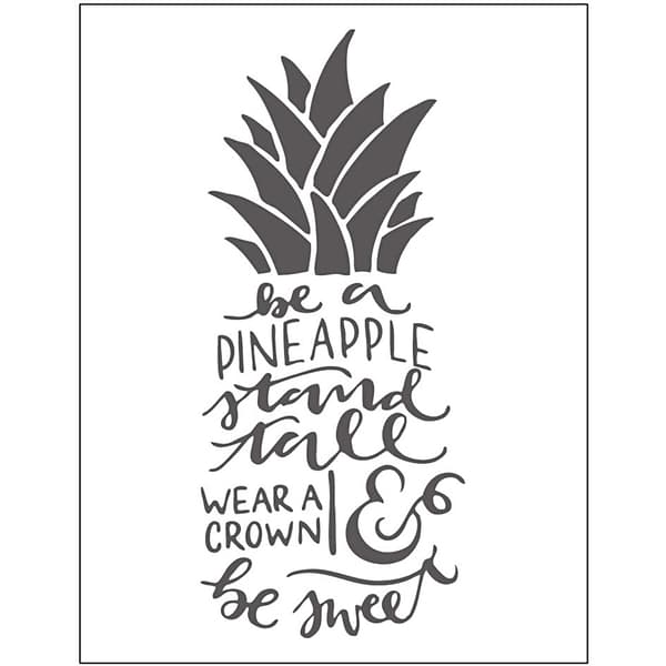 Embossingfolder - Pineapple - stl. 11x14 cm