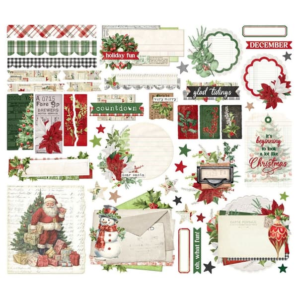 Die Cuts Ephemera - Simple Vintage Believe - 48 st