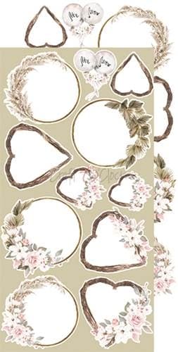 Paper Pack Craft O Clock - A Cordial Invitation - Extras Set Wedding