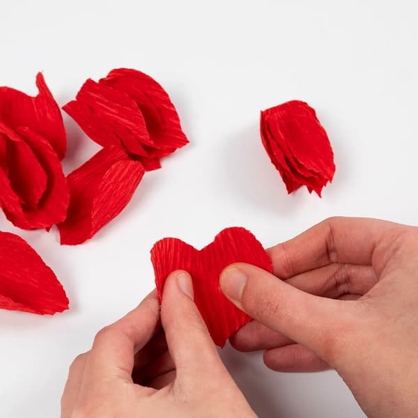 Mini DIY Pysselkit Kräppapper - Rosor