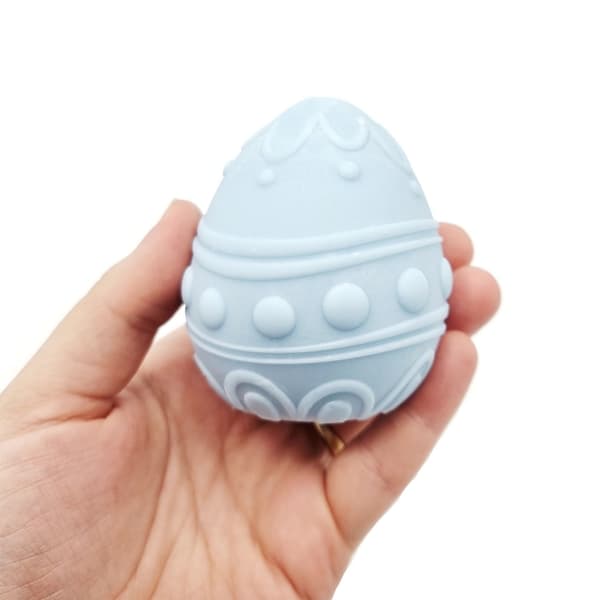 Silikonform Ljusformar - Ägg Design 6 - H: 7 cm