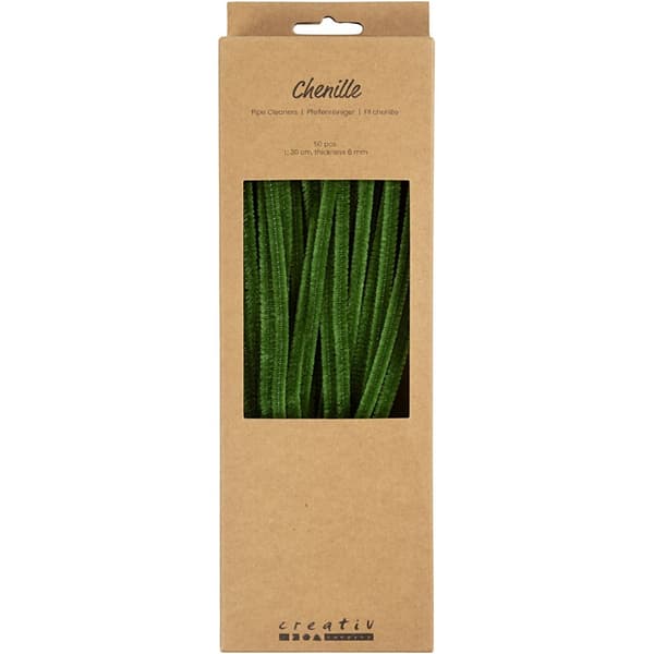 Piprensare 30 cm 6 mm Grangrön 50 st