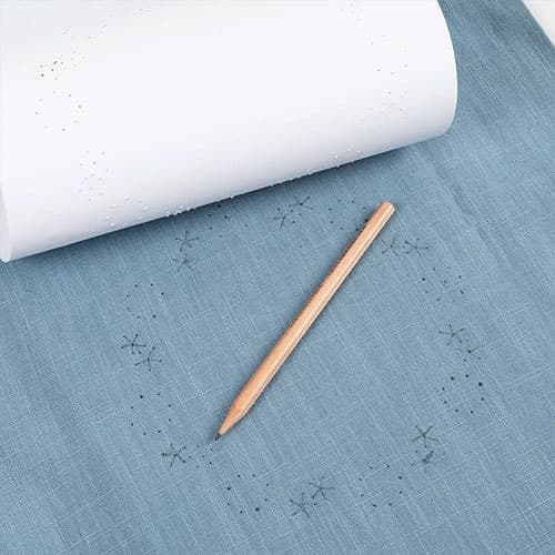 Tygservett 100% Bomull - 42x42 cm - Duvblå - 2 st