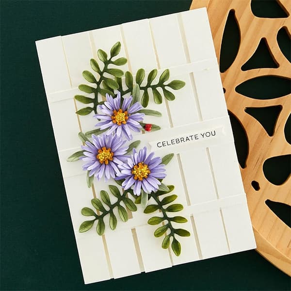 Dies Spellbinder - Aster Flowers - 3 dies