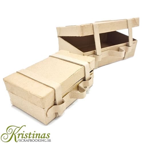 Resväskor Pappaskar - Största mått: 10 - 14 cm - Kvist - 2 st