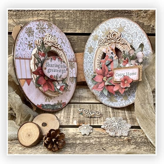 Die Cuts Self Adhesive Ephemera Stamperia - All Around Christmas