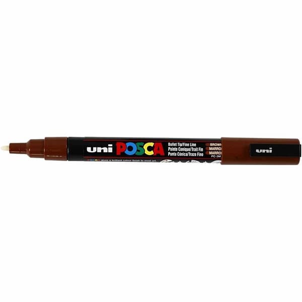 Posca Marker Fine Bullet PC-3M - Brown