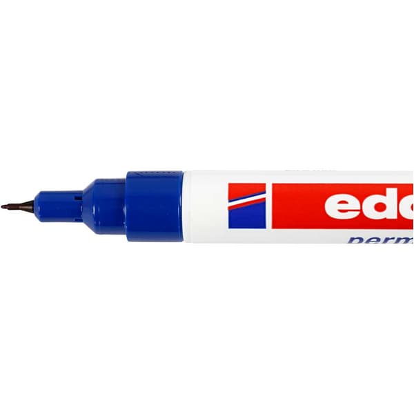 Edding 404 tusch - spets: 0,75 mm - Blå