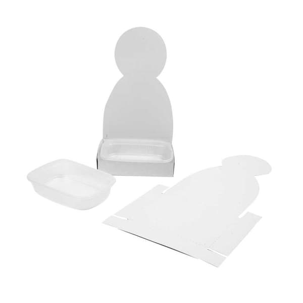 Krasselådor - H: 20 cm - kropp - 6 set