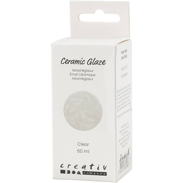 Keramikglasyr Klar - Transparent 60 ml