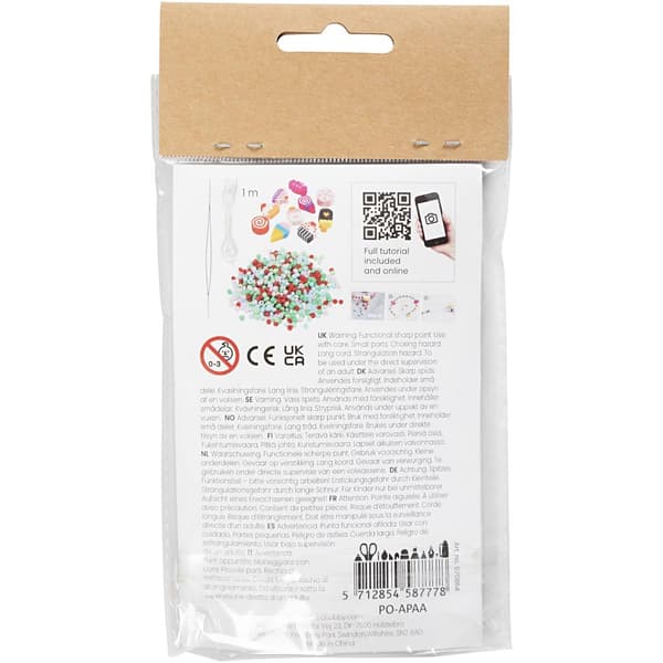 Mini DIY Kit Smycken - Elastiskt armband och ring - Candy