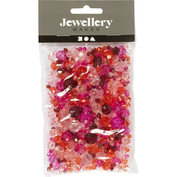 Harmoni Facettmix - ca 170 st Röda - 45 gram