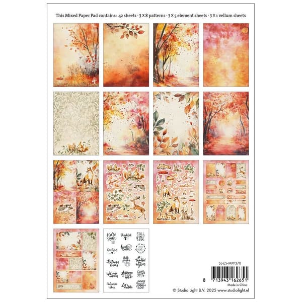 Paper Pad A5 - Studio Light - Autumn In The Forest