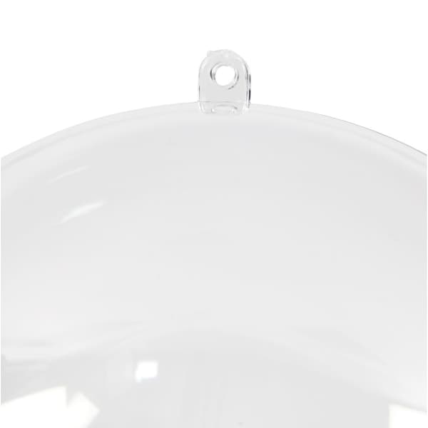 Stor Tvådelad Julkula - 13,6 cm - Transparent