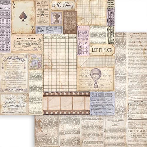Paper Pad 8x8 Stamperia - Quiet Days