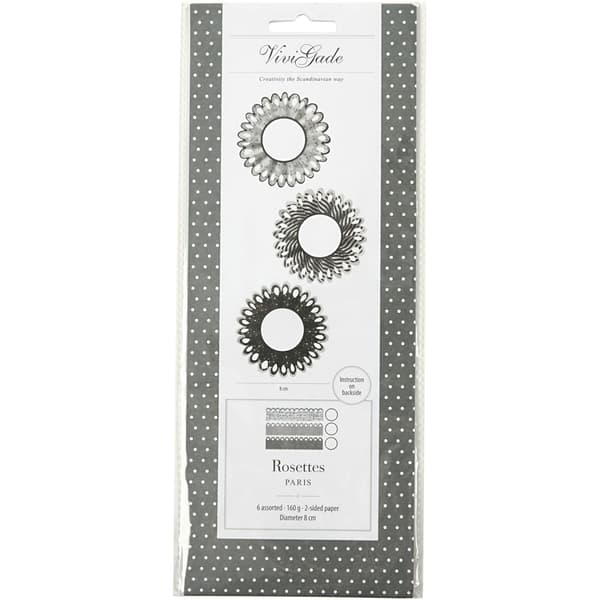 Rosetter - dia. 8 cm - 160 g - 6 st