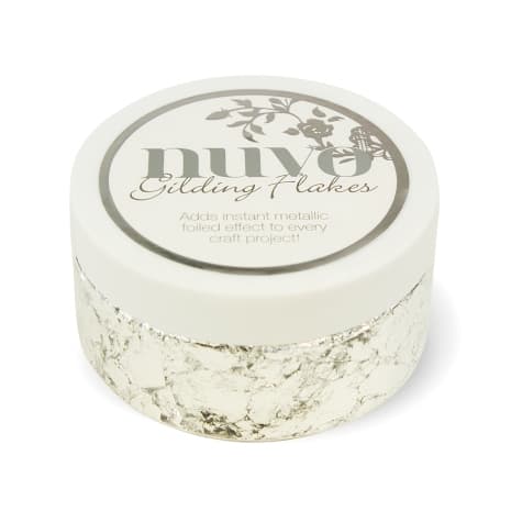 Tonic Studios Nuvo Gilding Flakes - 200ml - Silver Bullion