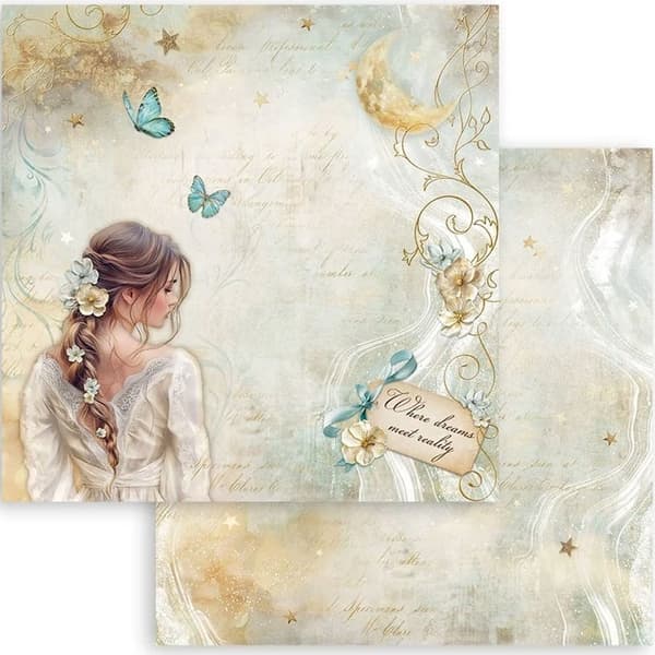 Paper Pad 12x12 Stamperia - Masquerade
