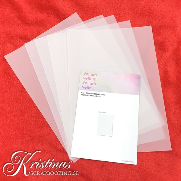 Vellum Vit - A4 - 112g - 5 ark