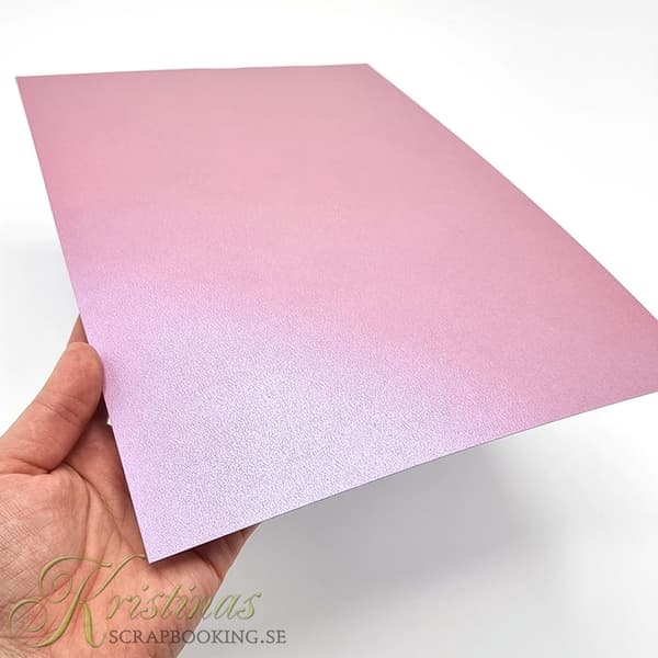 Pärlemo Papper A4 - Rosa - 20 ark - 220g