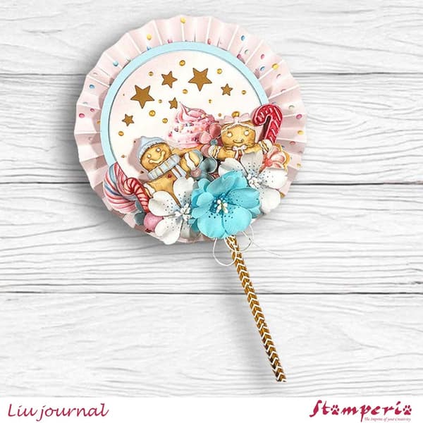 Soft Mould A5 Stamperia - Candy Christmas