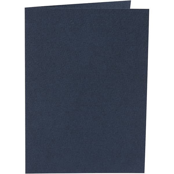 Kort A6 - Blå - 10,5x15 cm - 10 st