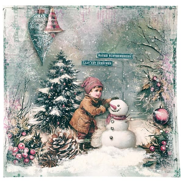 Die-Cut Paper Elements A5 - Christmas Blush - Studio Light