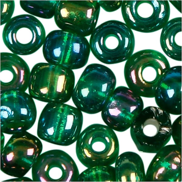 Seed Beads - 3 mm - Grönolja - 25 gram