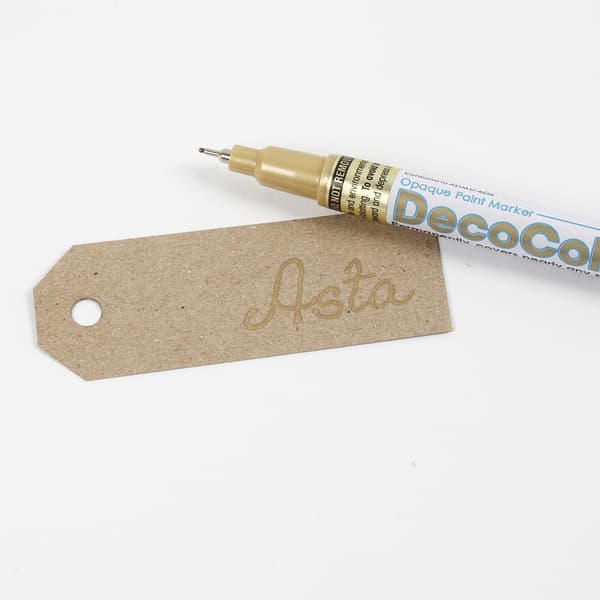 Guldpenna - Decocolor Extra Fine 0,8 - Liquid Guld