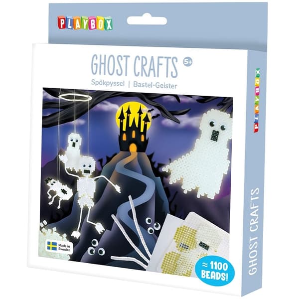 Rörpärlor Pyssel Set Playbox - Spök Pyssel - 1100 Pärlor
