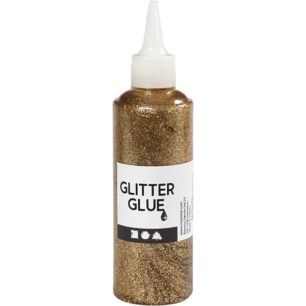 Glitterlim 118 ml - Guld