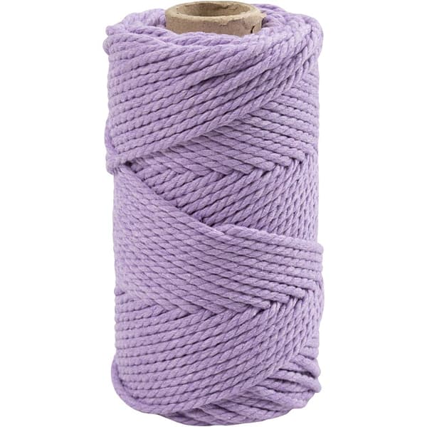 Makramégarn 4 mm - Lila - 55 m - 330 g