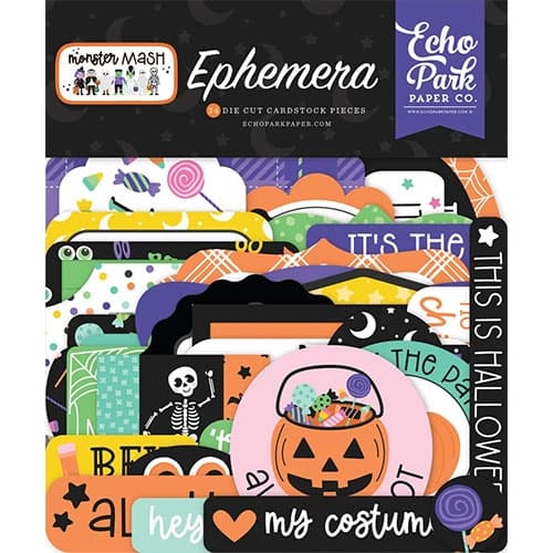 Die Cuts Ephemera Echo Park - Monster Mash - 34 st