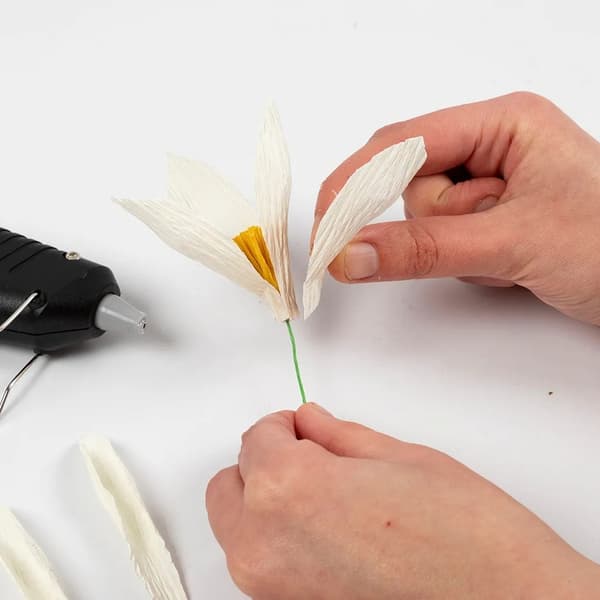 Mini DIY Pysselkit Kräppapper - Magnolia
