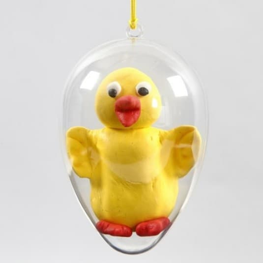 Plastägg - H: 9 cm - 5 set