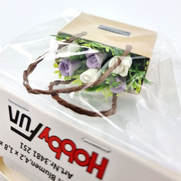 Miniatyr Blomsterkasse - 5,6 cm