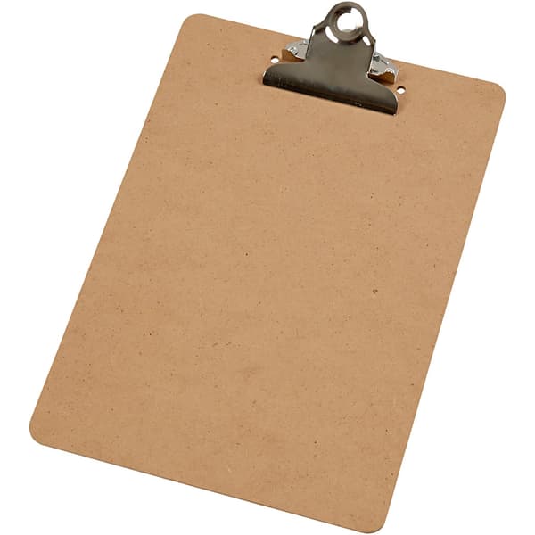 Clipboard Skrivplatta - A5 - MDF - 1 st