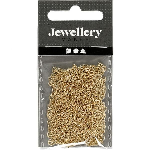 Kedja Förgylld - 2 mm - 2 m