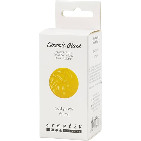 Keramikglasyr Cad Yellow - Täckande 60 ml