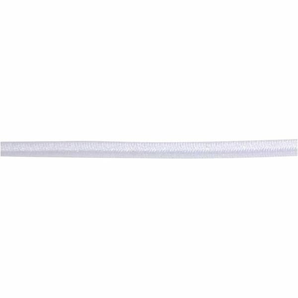 Elastiskt Snöre 2 mm - 25 m - Vit