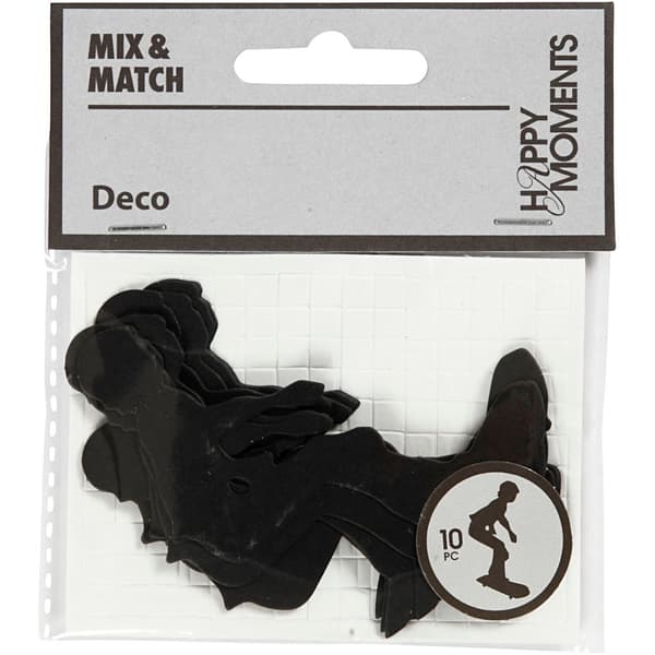 Die cuts - Silhouette - Skatare - 10 st