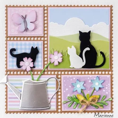 Stickers Hello Spring - 3 ark - Marianne Design