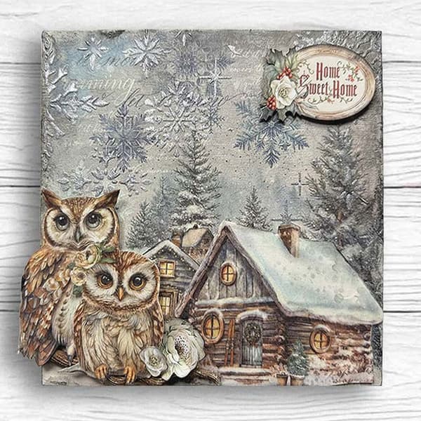 Schablon 12x25 cm - The Owl´s House - Stripes